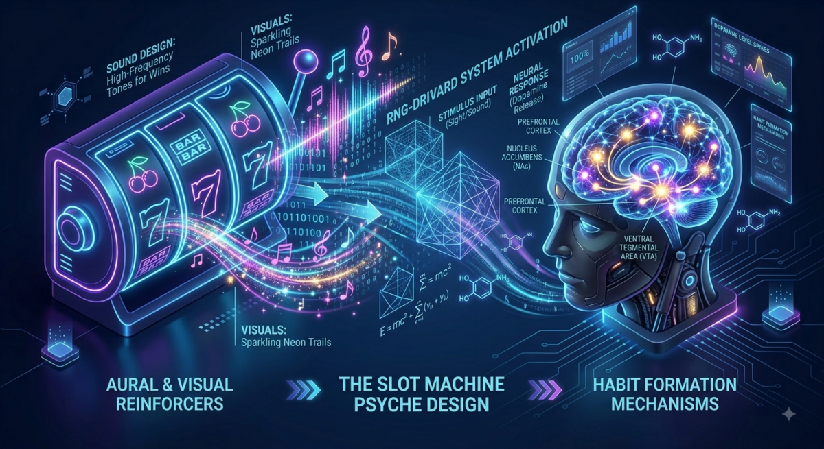 Psikologi Desain Mesin Slot: Mengapa Efek Suara dan Visual Sangat Memikat?