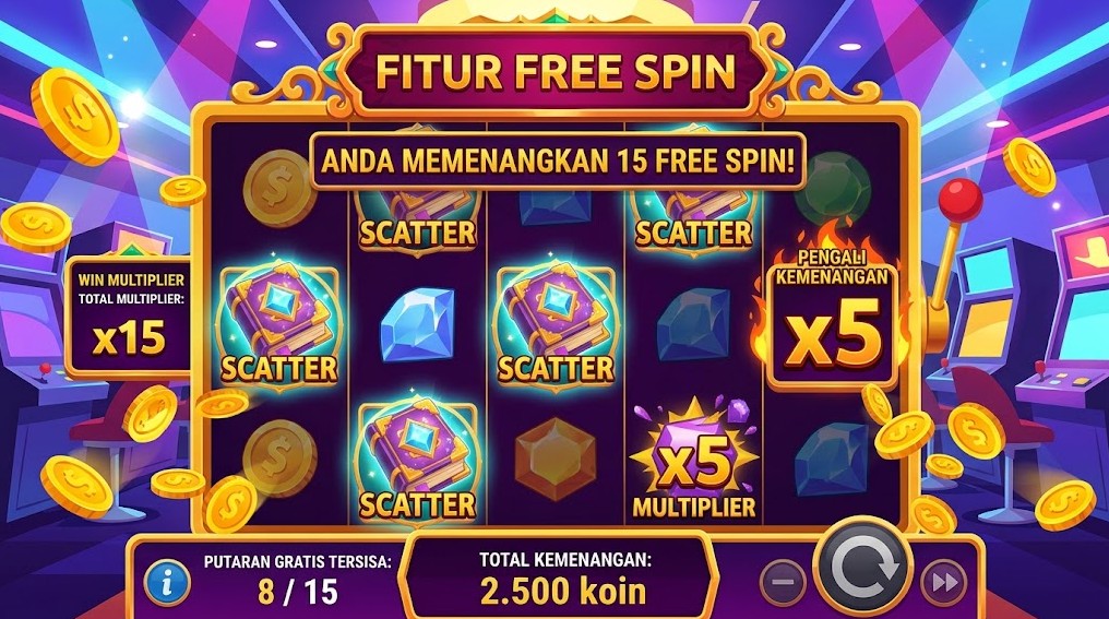 Slot dengan Fitur Free Spin: Cara Kerja dan Hal yang Perlu Diketahui